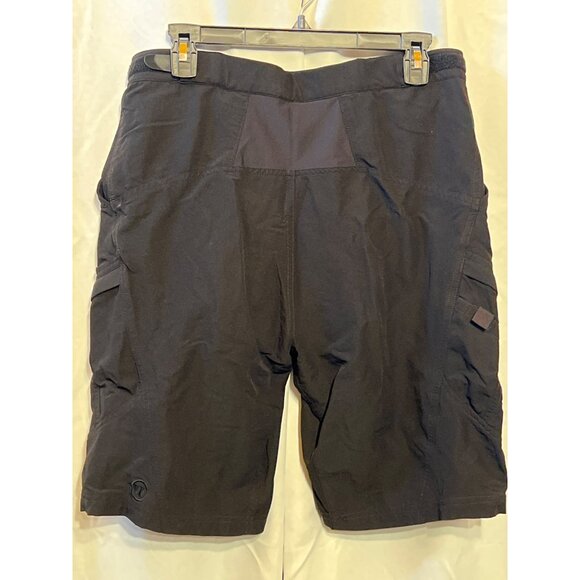 Novara Mens Black Cargo Cycling Shorts Size M With Multiple Pockets & Adjustable - Picture 2 of 12
